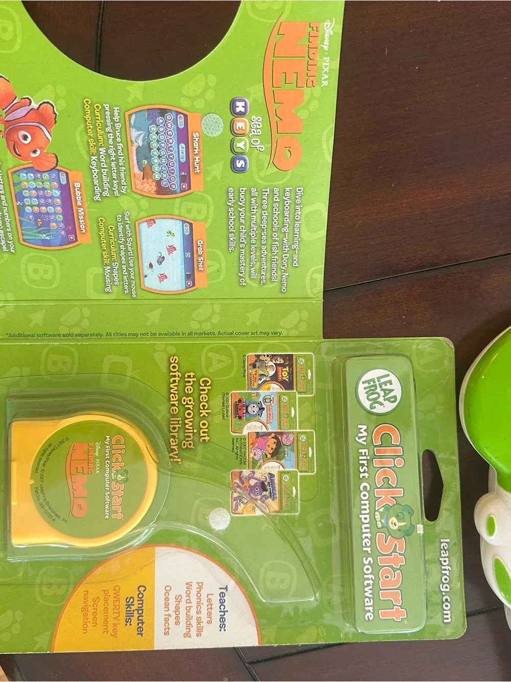 Leap Frog Click Start Kids Learning Computer Toy - Green